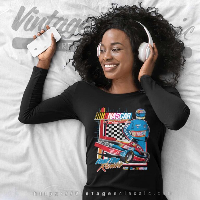 Nascar Racing Feel The Rumble Long Sleeve Tee Nascar Racing Feel The Rumble Long Sleeve Tee