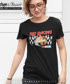 Nascar Racing Looney Tunes Taz Women TShirt