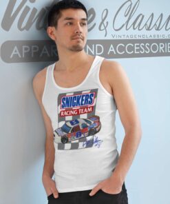 Nascar Rick Wilson Snickers Tank Top Racerback