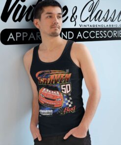 Nascar Ricky Craven Bud Racing Vintage Tank Top Racerback