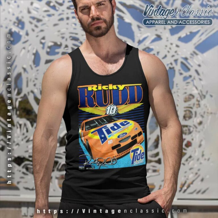 Nascar Ricky Rudd Ford Tide Racing Tank Top Racerback Nascar Ricky Rudd Ford Tide Racing Tank Top Racerback