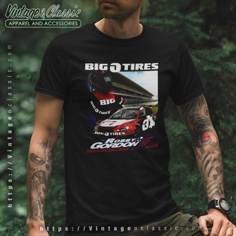 Nascar Robby Gordon Big O Tires T Shirt Nascar Robby Gordon Big O Tires T Shirt
