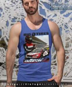 Nascar Robby Gordon Big O Tires Tank Top Racerback