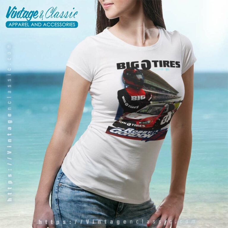 Nascar Robby Gordon Big O Tires Women TShirt Nascar Robby Gordon Big O Tires Women TShirt