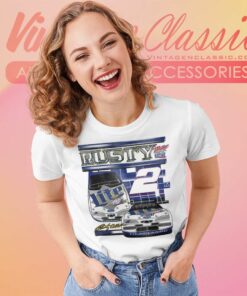Nascar Rusty Wallace 2 Miller Lite Racing Women TShirt