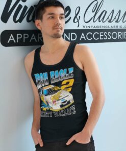 Nascar Rusty Wallace Iron Eagle Tank Top Racerback