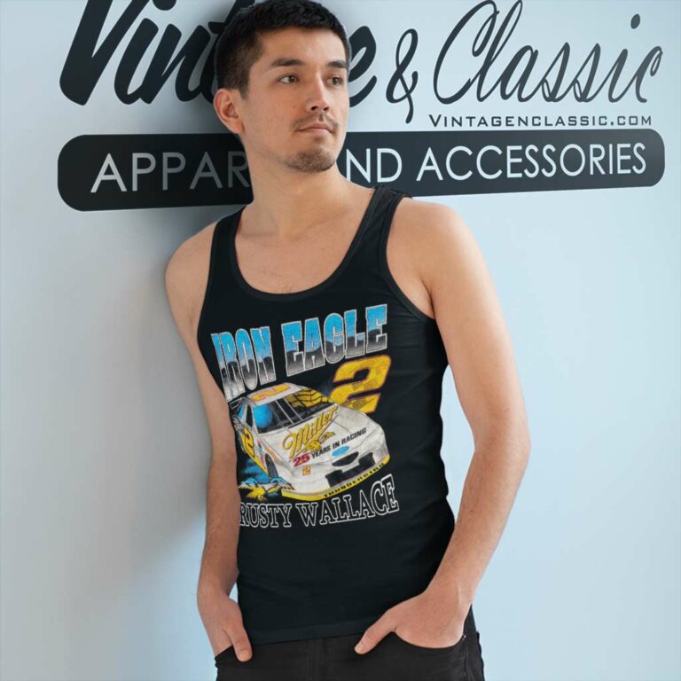 Nascar Rusty Wallace Iron Eagle Tank Top Racerback Nascar Rusty Wallace Iron Eagle Tank Top Racerback
