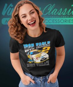 Nascar Rusty Wallace Iron Eagle Women TShirt