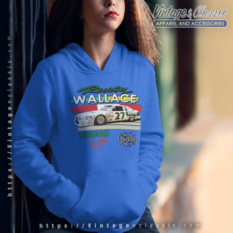 Nascar Rusty Wallace Kodiak Blue Max Hoodie Nascar Rusty Wallace Kodiak Blue Max Hoodie