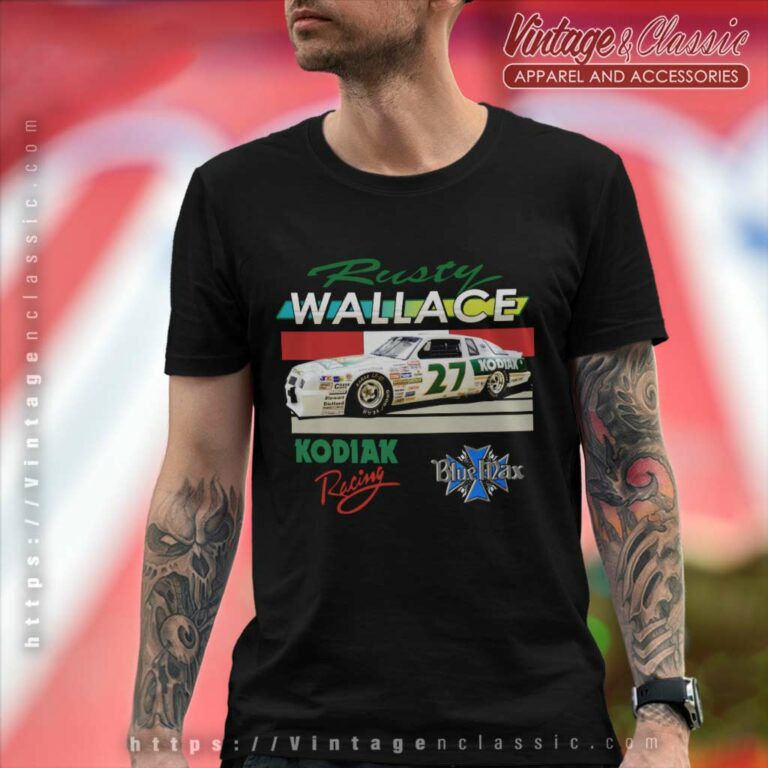 Nascar Rusty Wallace Kodiak Blue Max T Shirt Nascar Rusty Wallace Kodiak Blue Max T Shirt