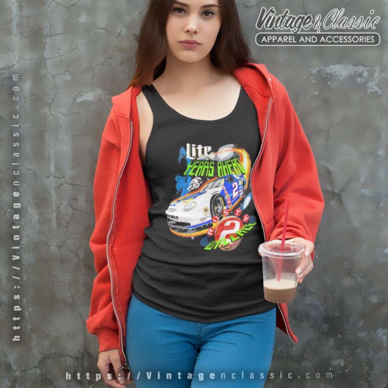 Nascar Rusty Wallace Lite Years Ahead Vintage Tank Top Racerback Nascar Rusty Wallace Lite Years Ahead Vintage Tank Top Racerback