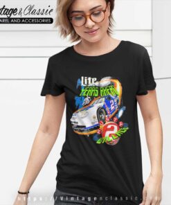 Nascar Rusty Wallace Lite Years Ahead Vintage Women TShirt