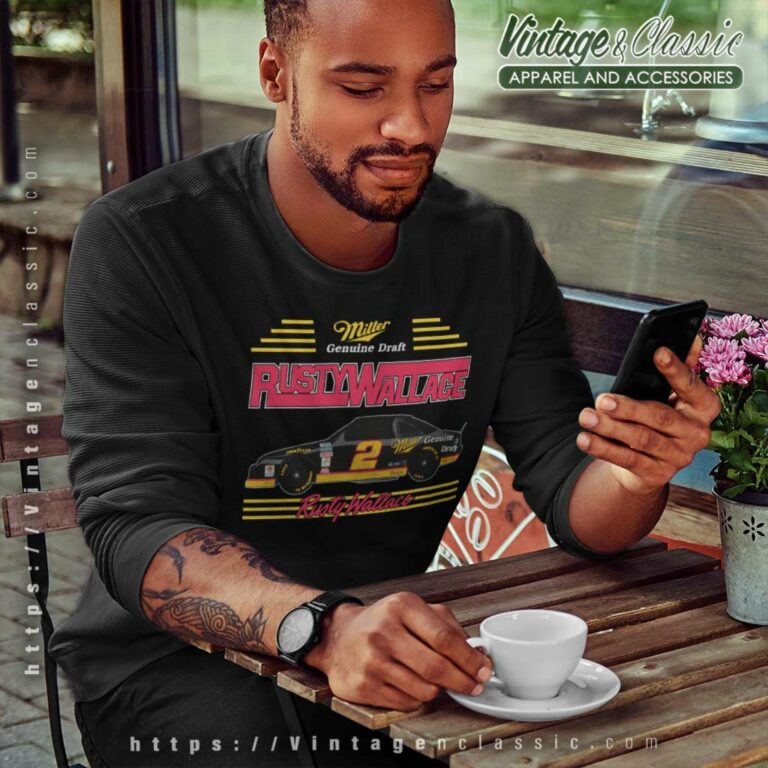 Nascar Rusty Wallace Miller Beer Sweatshirt 1 Nascar Rusty Wallace Miller Beer Sweatshirt 1