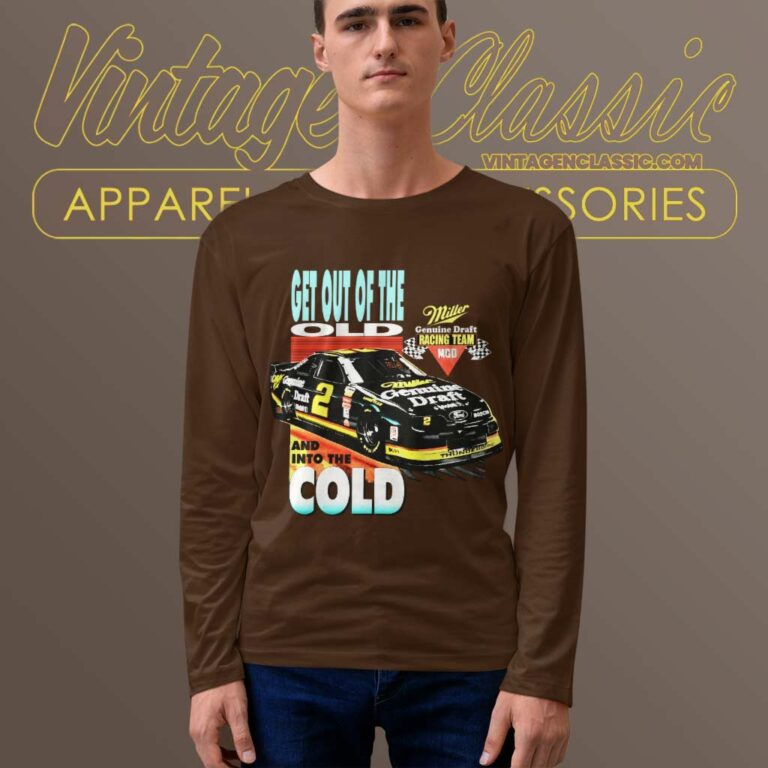 Nascar Rusty Wallace Miller Racing Long Sleeve Tee Nascar Rusty Wallace Miller Racing Long Sleeve Tee