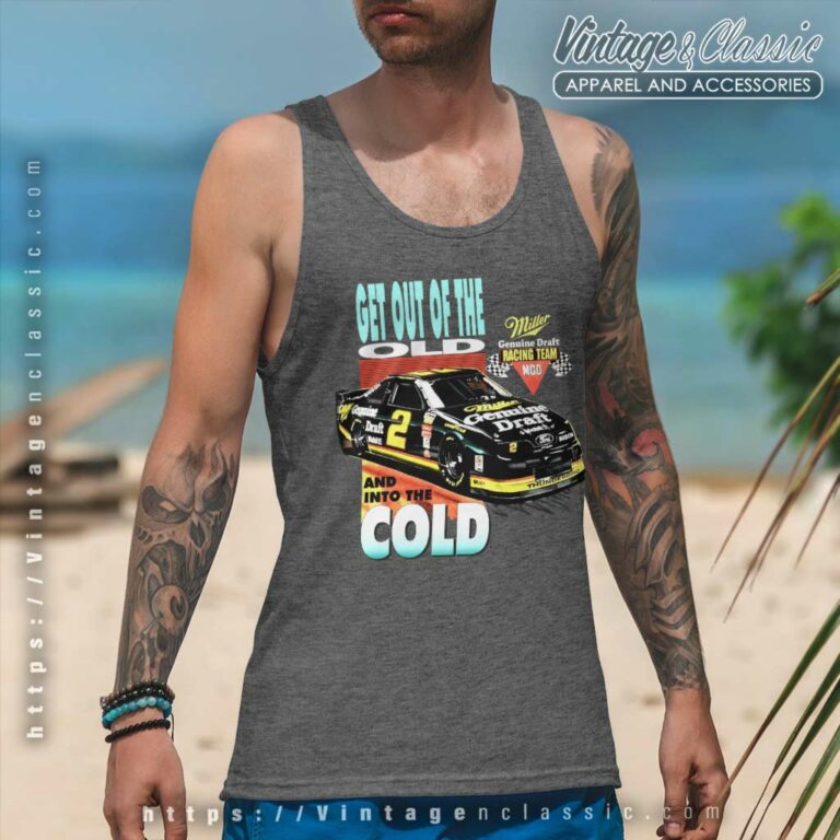 Nascar Rusty Wallace Miller Racing Tank Top Racerback Nascar Rusty Wallace Miller Racing Tank Top Racerback