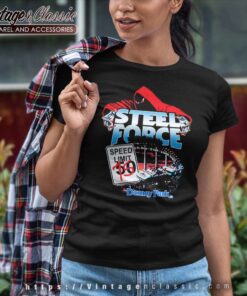 Nascar Steel Force Dorney Park Women TShirt