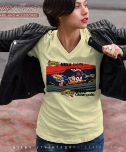 Nascar Sunoco Oldsmobile Ultra Racing V Neck TShirt