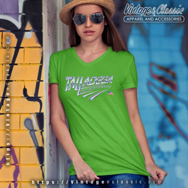 Nascar Talladega Superspeedway V Neck TShirt Nascar Talladega Superspeedway V Neck TShirt