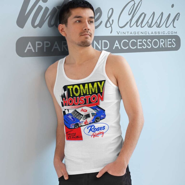 Nascar Tommy Houston 6 Roses Racing Tank Top Racerback Nascar Tommy Houston 6 Roses Racing Tank Top Racerback