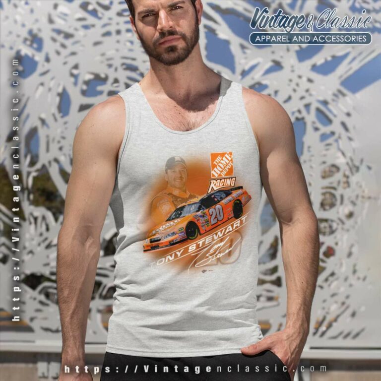 Nascar Tony Stewart 20 Home Depot Tank Top Racerback 1 Nascar Tony Stewart 20 Home Depot Tank Top Racerback 1