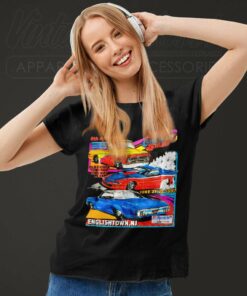 Nascar Vintage Chevy Mini Truck Englishtown Shirt 6 Nascar Vintage Chevy Mini Truck Englishtown Women TShirt