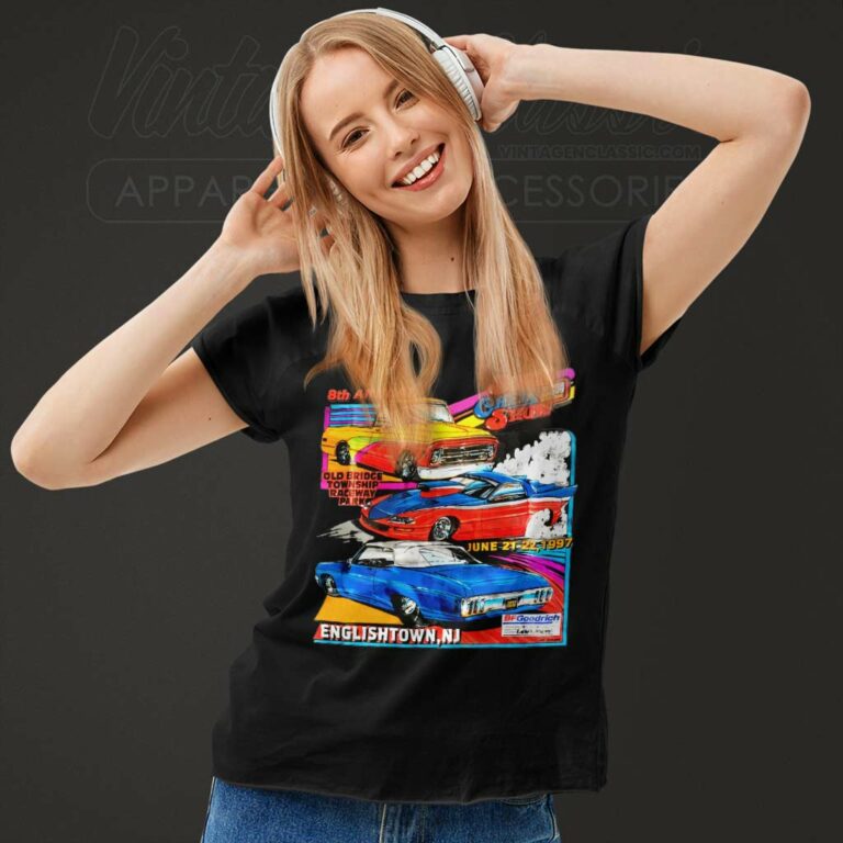 Nascar Vintage Chevy Mini Truck Englishtown Women TShirt Nascar Vintage Chevy Mini Truck Englishtown Women TShirt