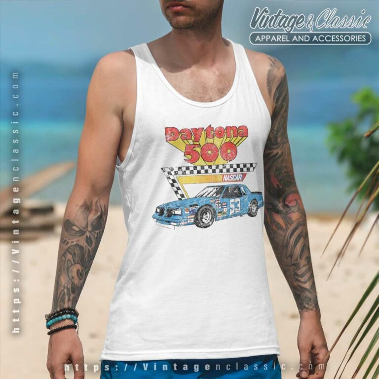 Nascar Vintage Daytona 500 Tank Top Racerback Nascar Vintage Daytona 500 Tank Top Racerback