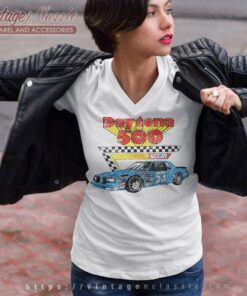 Nascar Vintage Daytona 500 V Neck TShirt