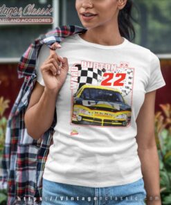 Nascar Ward Burton 22 Caterpillar Dodge Women TShirt
