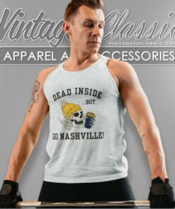 Nashville Dead Inside Hockey Nhl Tank Top Racerback