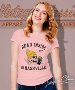 Nashville Dead Inside Hockey Nhl Women T Shirt