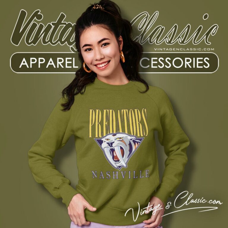 Nashville Predators 1990s Predators Game Day Nashville Hockey Sweatshirt Nashville Predators 1990s Predators Game Day Nashville Hockey Sweatshirt