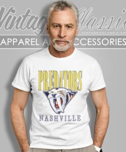 Nashville Predators 1990s Predators Game Day Nashville Hockey T Shirt