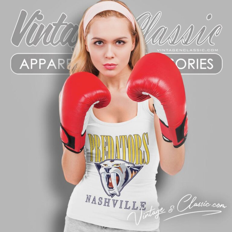 Nashville Predators 1990s Predators Game Day Nashville Hockey Tank Top Racerback Nashville Predators 1990s Predators Game Day Nashville Hockey Tank Top Racerback