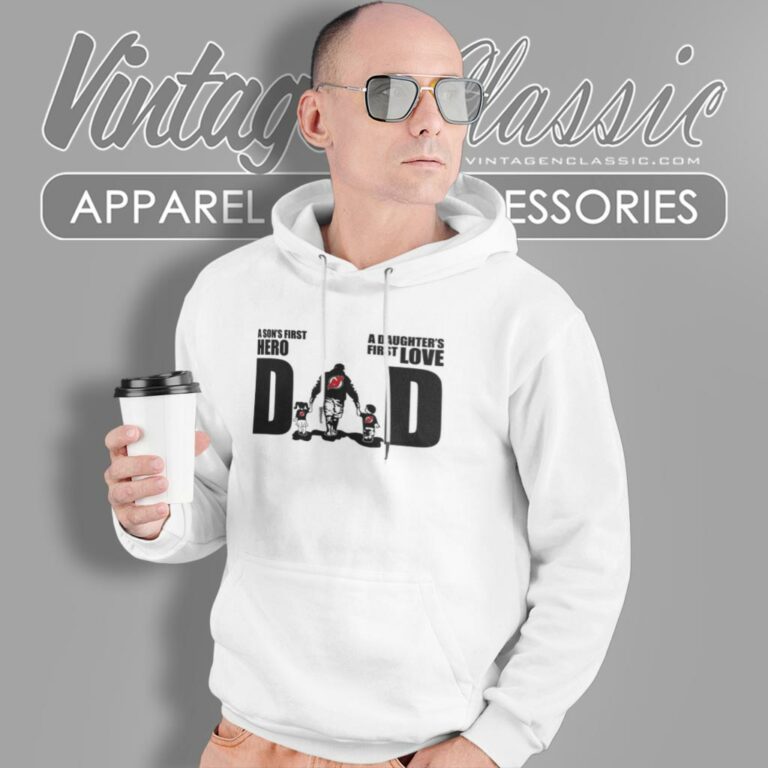 Nashville Predators Dad A Sons First Hero Daughters First Love Hoodie Nashville Predators Dad A Sons First Hero Daughters First Love Hoodie