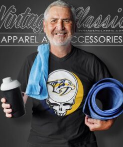 Nashville Predators Grateful Dead Steal Your Face V Neck TShirt
