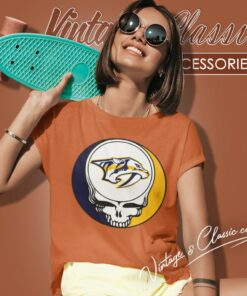 Nashville Predators Grateful Dead Steal Your Face Women T Shirt