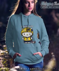 Nashville Predators Hello Kitty Shirt Hoodie