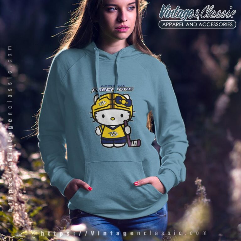 Nashville Predators Hello Kitty Shirt Hoodie Nashville Predators Hello Kitty Shirt Hoodie