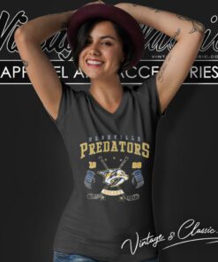 Nashville Predators Hockey Nhl V Neck TShirt