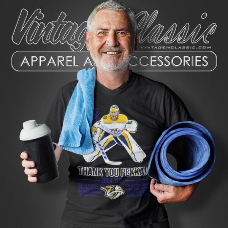 Nashville Predators Hockey Pekka Rinne Thank You Pekka 2004 2021 V Neck TShirt Nashville Predators Hockey Pekka Rinne Thank You Pekka 2004 2021 V Neck TShirt