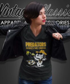 Nashville Predators Make Me Drinks V Neck TShirt