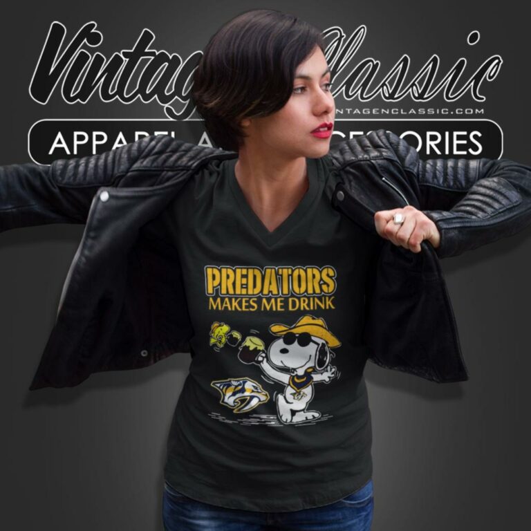 Nashville Predators Make Me Drinks V Neck TShirt Nashville Predators Make Me Drinks V Neck TShirt