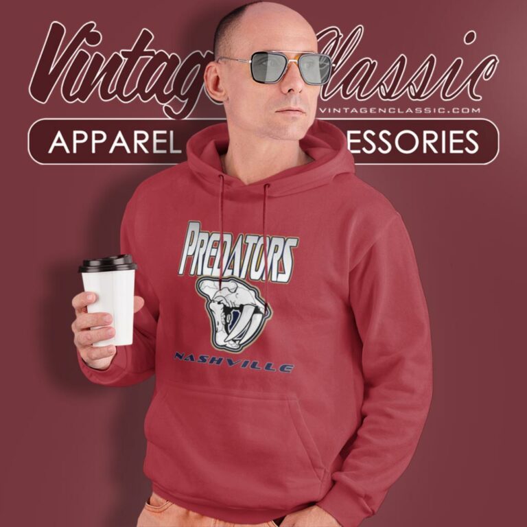 Nashville Predators Skull Retro Nhl Hoodie Nashville Predators Skull Retro Nhl Hoodie