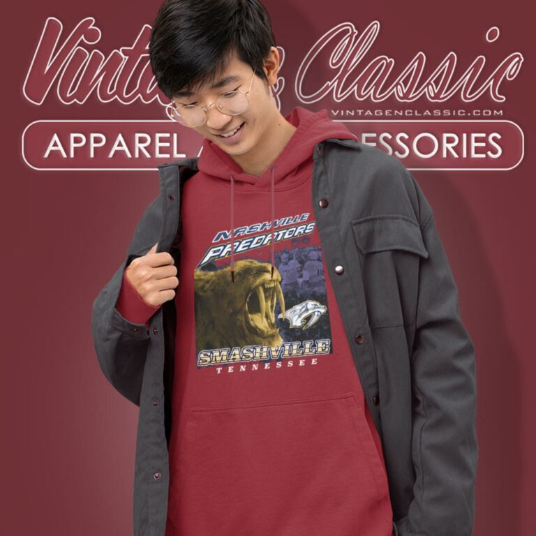 Nashville Predators Smashville Vintage Nhl Hoodie Nashville Predators Smashville Vintage Nhl Hoodie