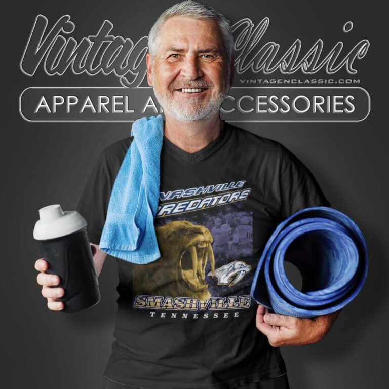 Nashville Predators Smashville Vintage Nhl V Neck TShirt Nashville Predators Smashville Vintage Nhl V Neck TShirt