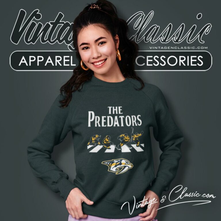 Nashville Predators The Beatles Rock Band Sweatshirt Nashville Predators The Beatles Rock Band Sweatshirt
