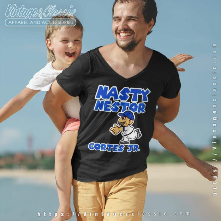 Nasty Nestor Cortes Jr New York Yankees V Neck TShirt Nasty Nestor Cortes Jr New York Yankees V Neck TShirt