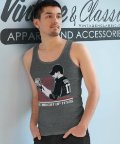 Nathan Eovaldi Nasty Nate Straight Up Texas Tank Top Racerback