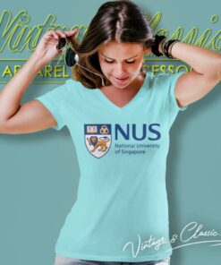 National University Of Singapore Shirt 6 National University Of Singapore V Neck TShirt